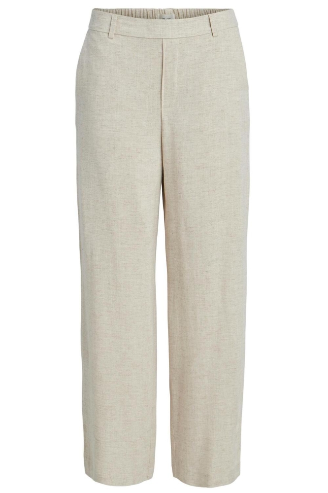 OBJSANNE ALINE WIDE PANT NOOS 23040671 Sandshell